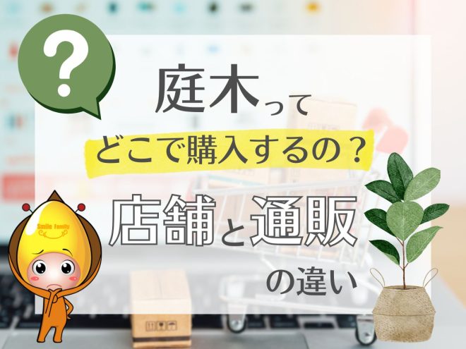 庭木ってどこで購入するの？店舗と通販の違い