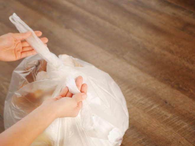 ゴミ出しの準備